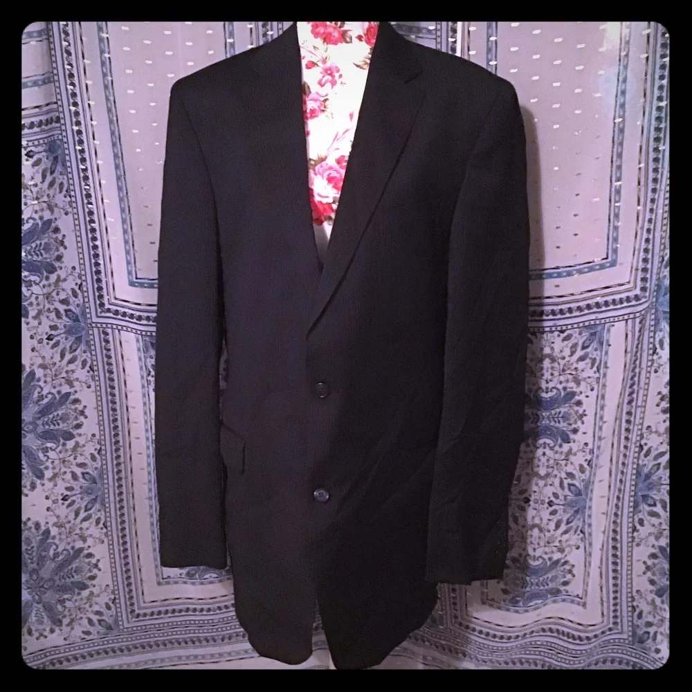 🎩SALE NWOT SPORTS COAT BLACK PINSTRIPED